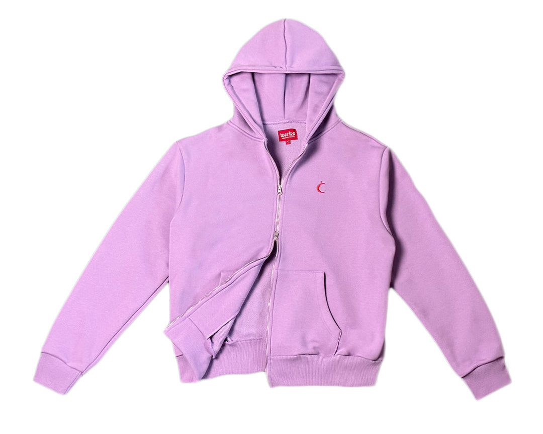 Ceemworks Moon Zip Up Hooded