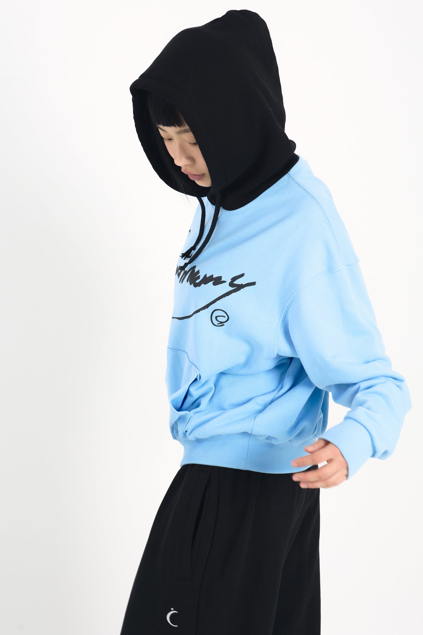 Two Tone Hooded Sweatshirt