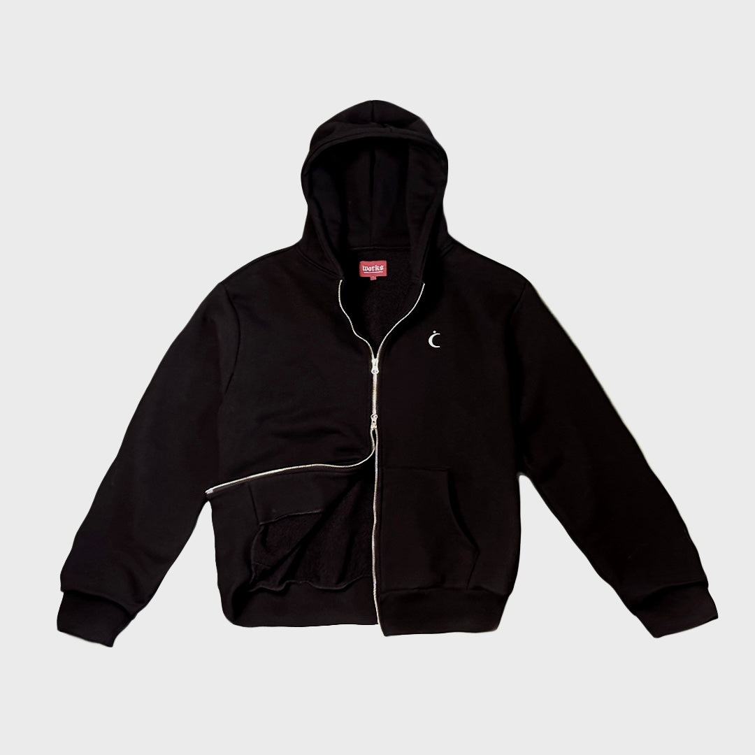 Ceemworks Moon Zip Up Hooded