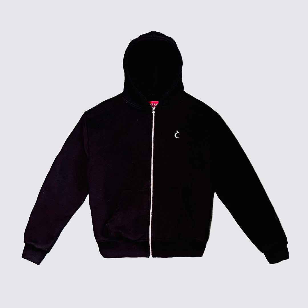 Ceemworks Moon Zip Up Hooded