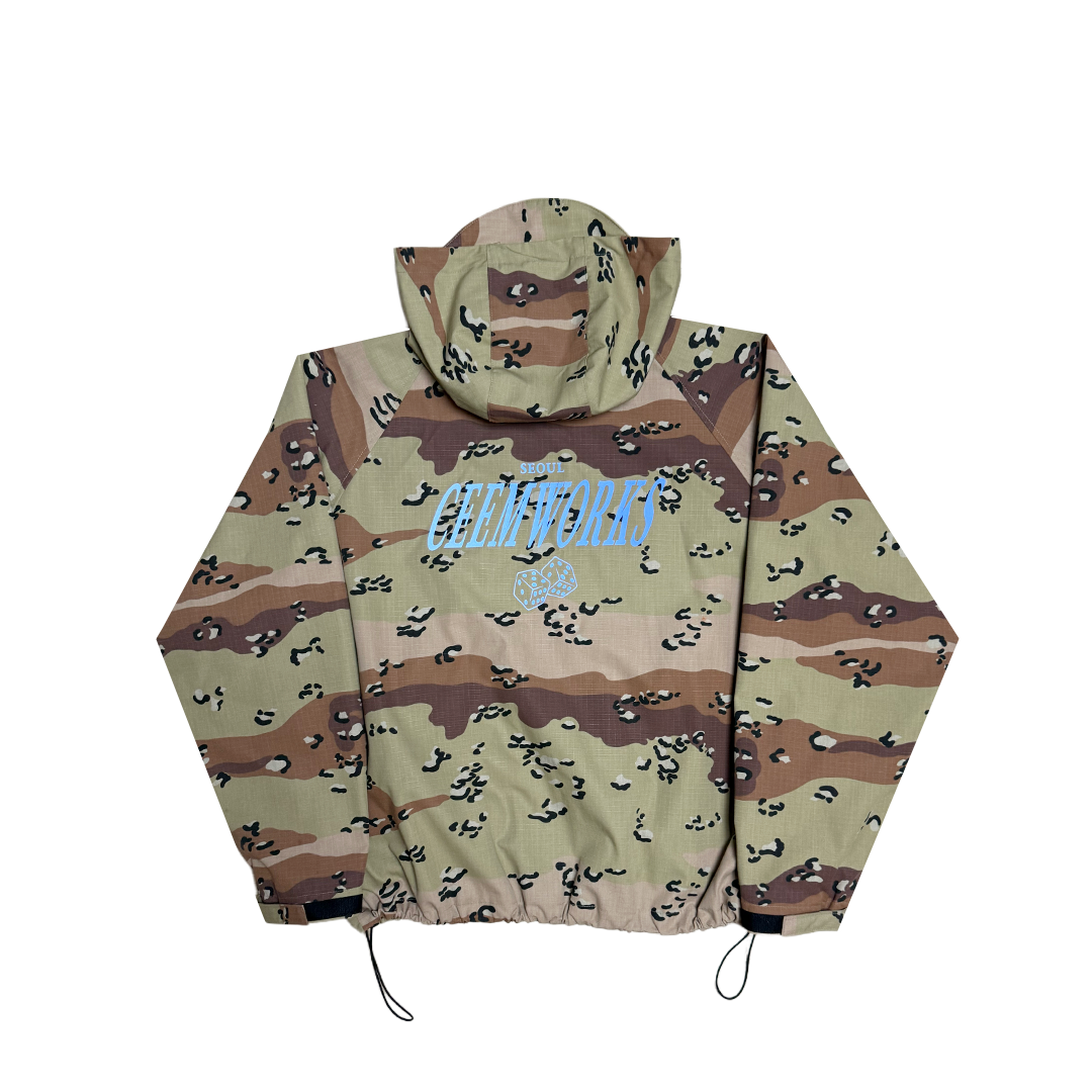 Ceemworks Moon Camo Reflective Dice Jacket