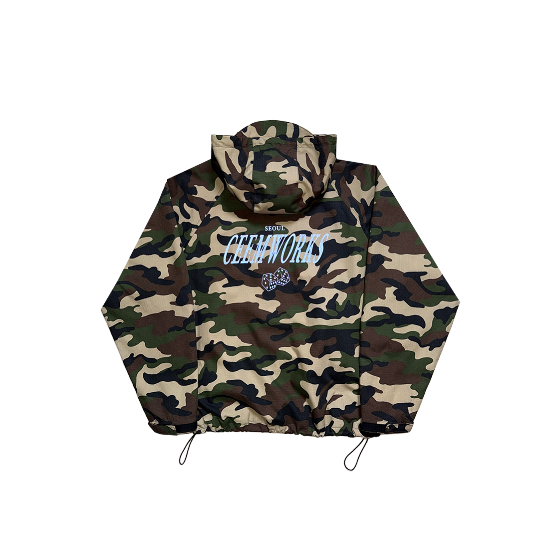 Ceemworks Moon Camo Reflective Dice Jacket