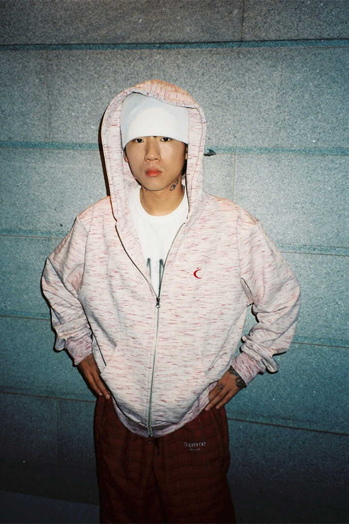 Ceemworks Moon Marble Zip-Up Hoodie