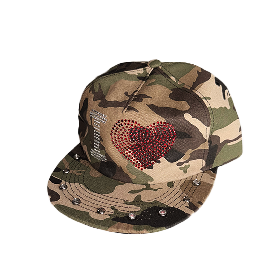Ceemworks Love Studded 5-Panel Hat