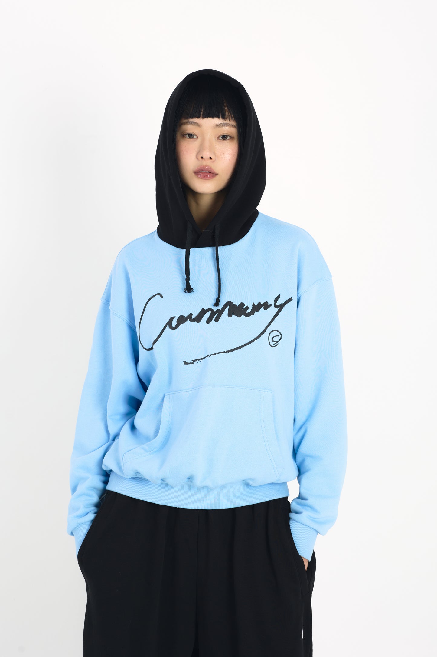 Two Tone Hooded Sweatshirt