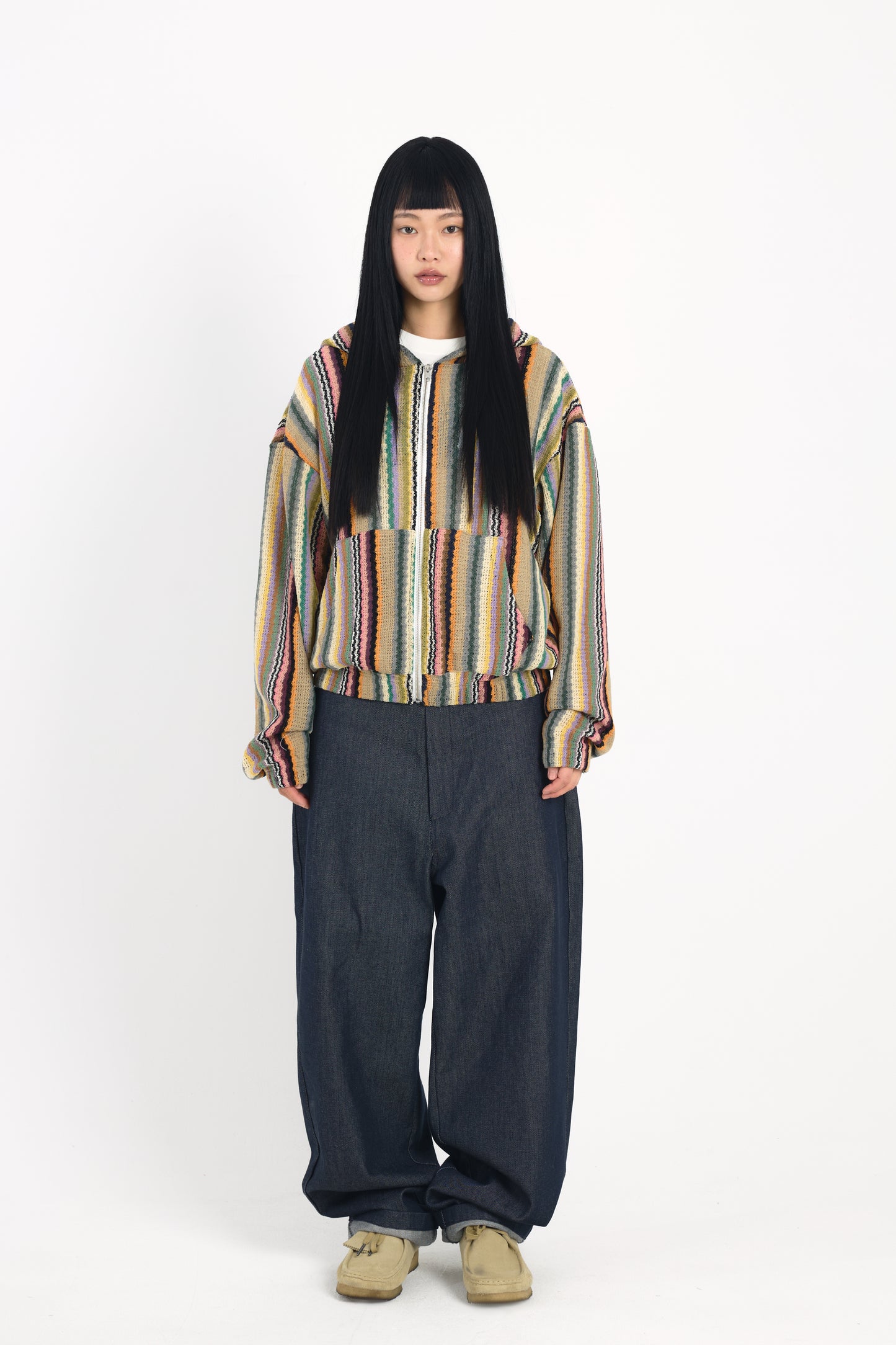 Mesh Hood Zip-Up
