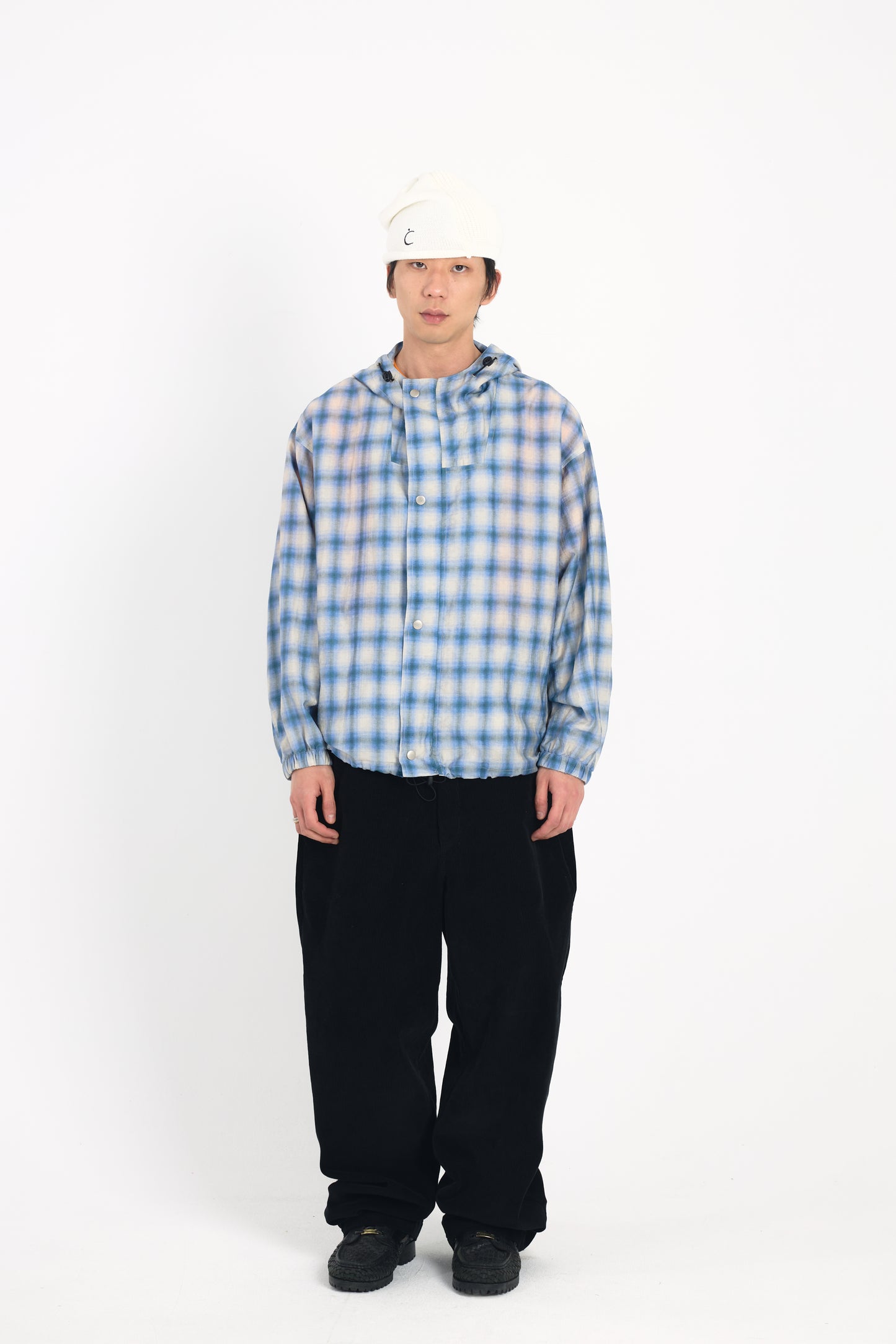 Plaid Zip-Up Jacket