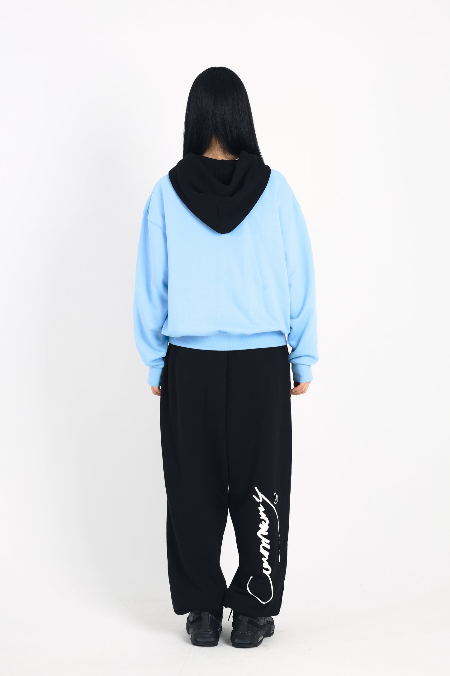 Two Tone Hooded Sweatshirt
