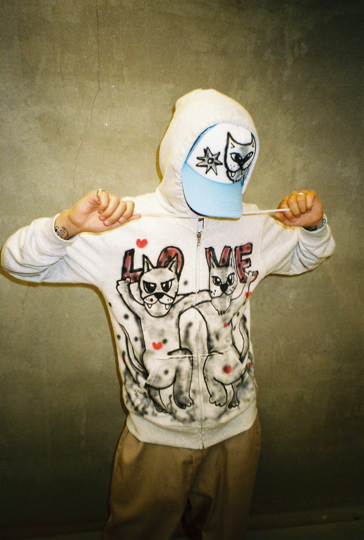 Ceemworks Cat Dance Zip-Up Hoodie