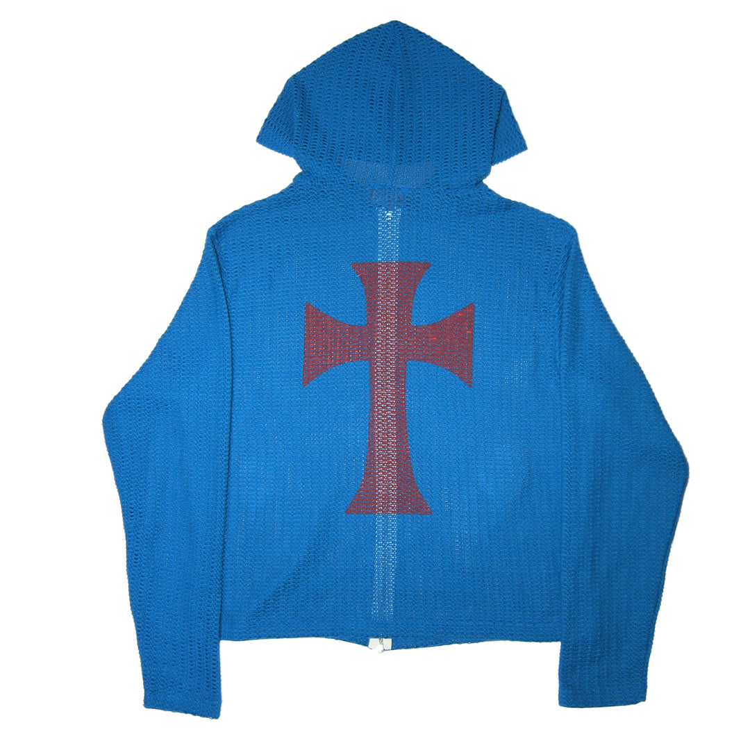 Ceemworks Cross Zip-Up Mesh Hooded