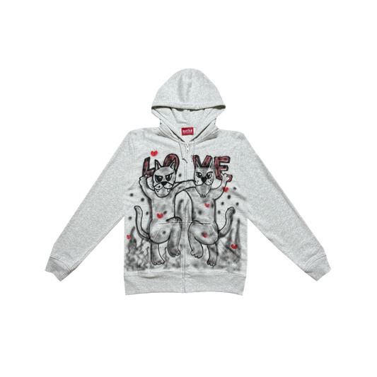 Ceemworks Cat Dance Zip-Up Hoodie
